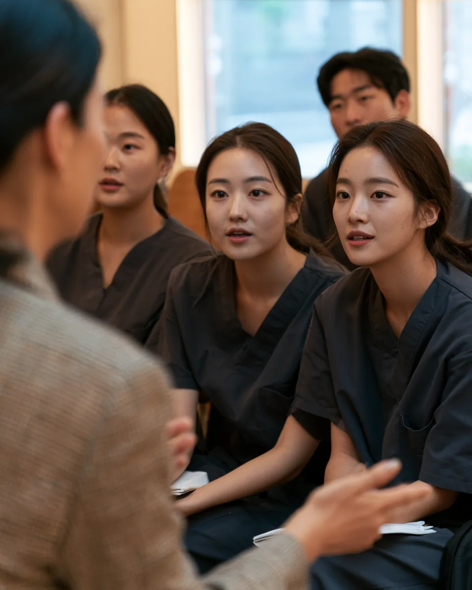 Consulting day — working session with a clinic team