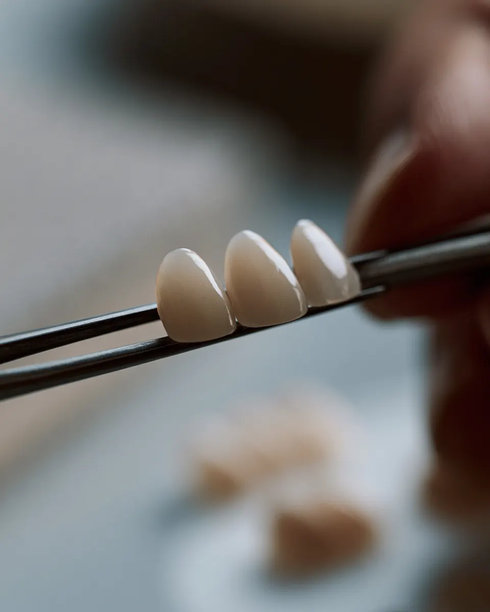A natural, healthy smile in close-up